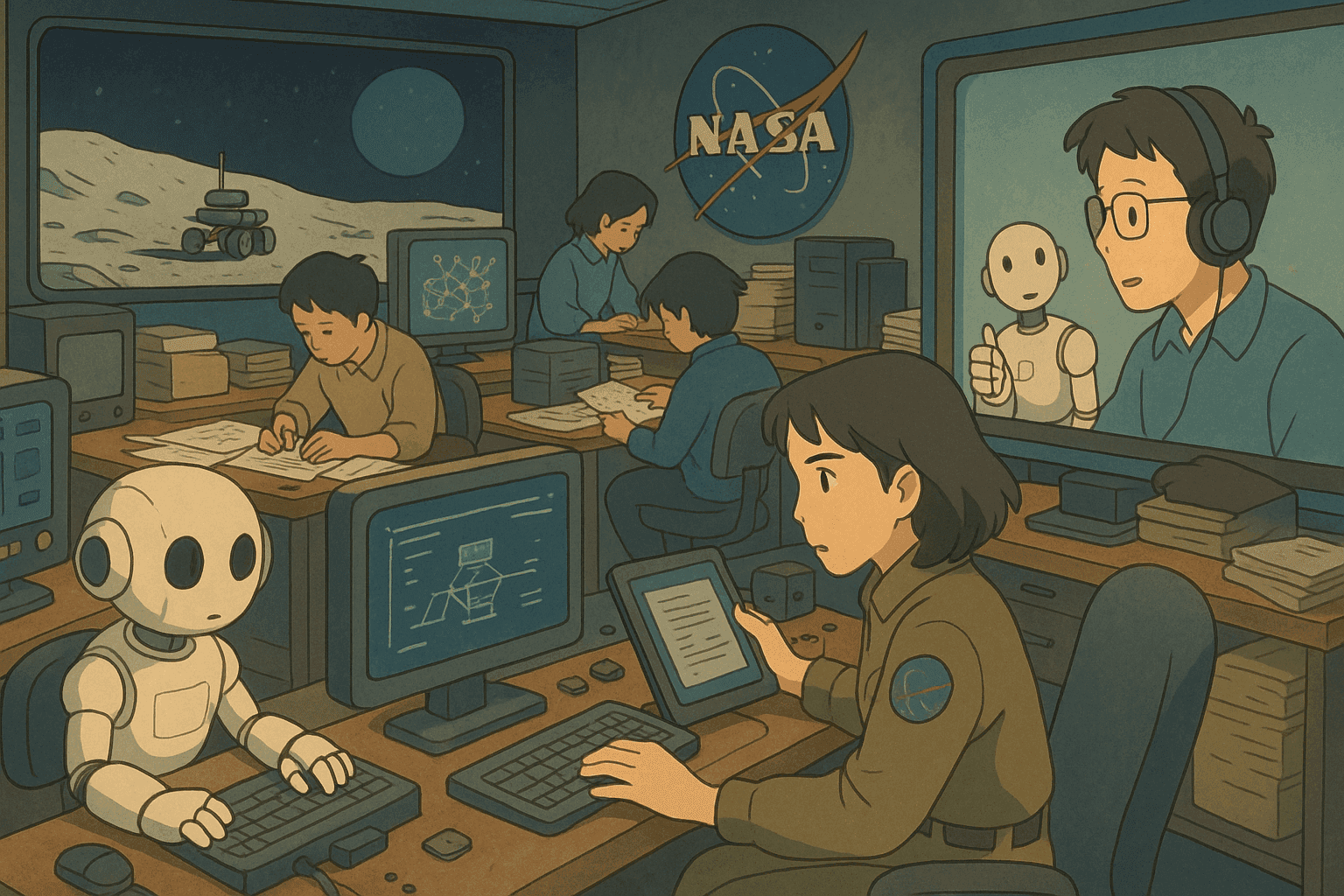 Explorando a Integração Humano-IA em Sistemas Autônomos da NASA