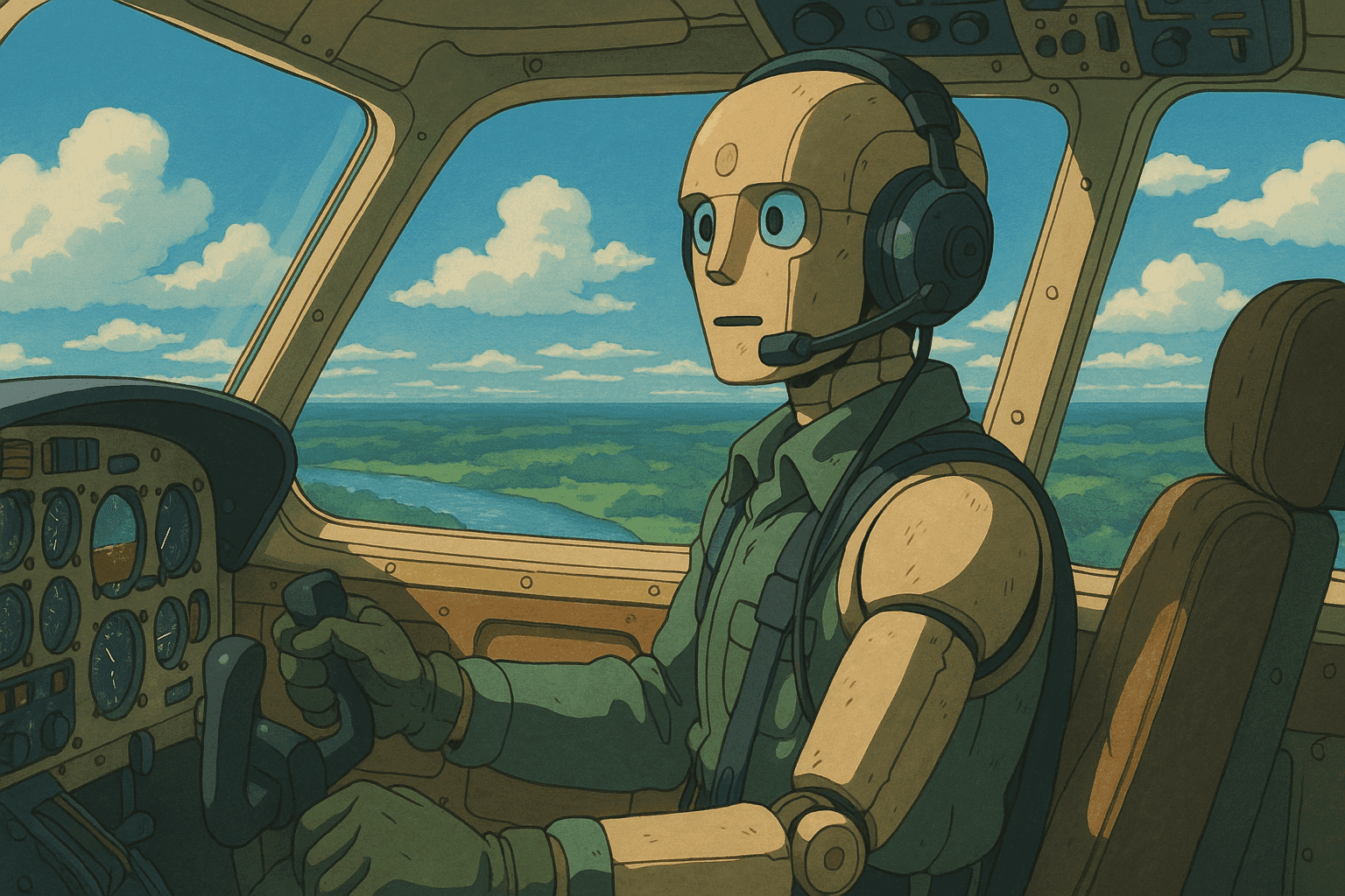 World's First Humanoid Robot Pilot Uses AI